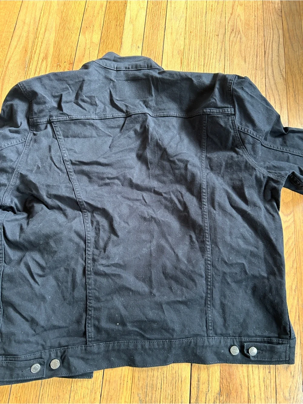 Signature Men's Black Denim Jacket - Picture 5 of 5